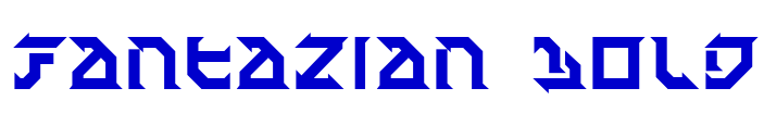 Fantazian Bold шрифт